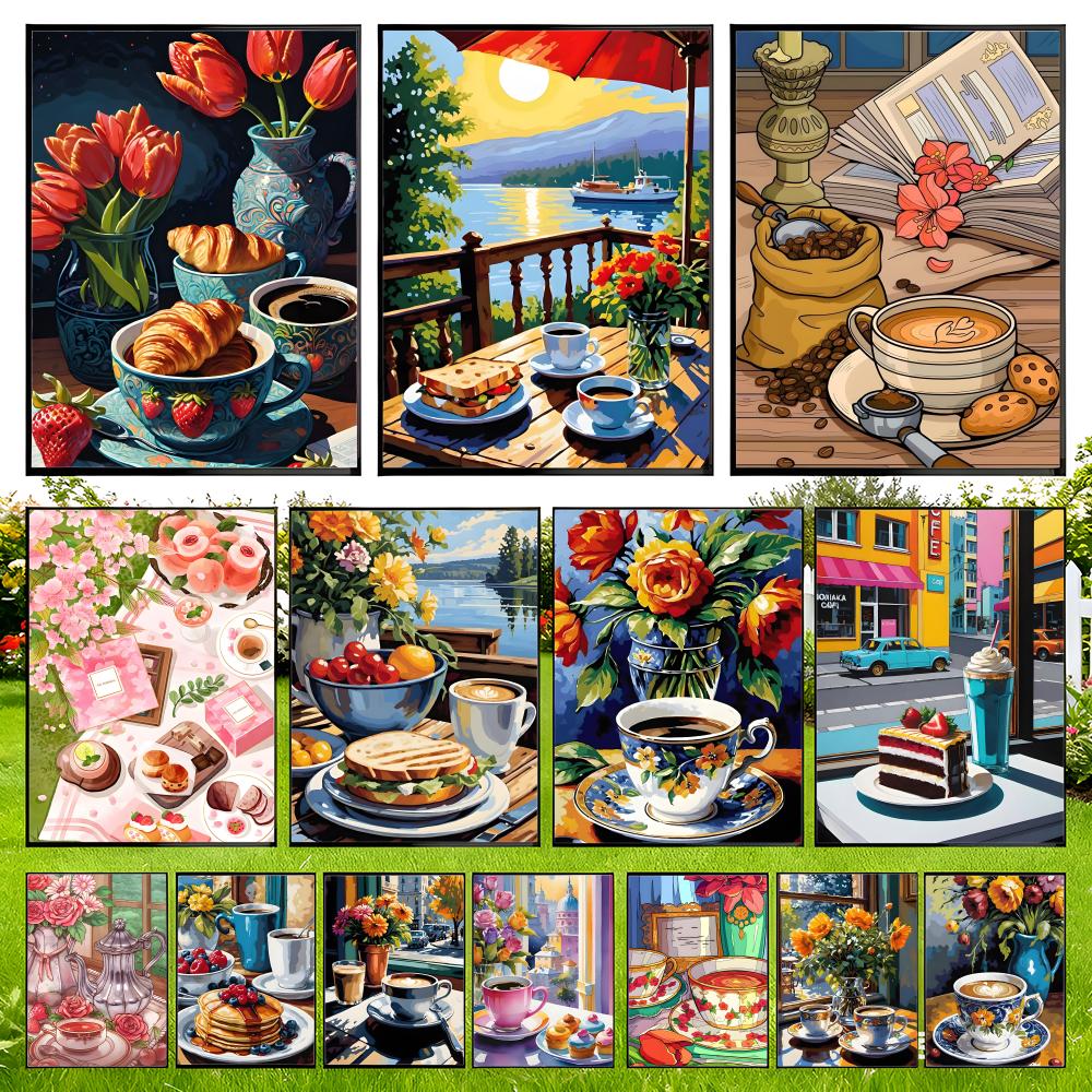 Coffee Tea Poster - Poster per Aula con Design Tazza