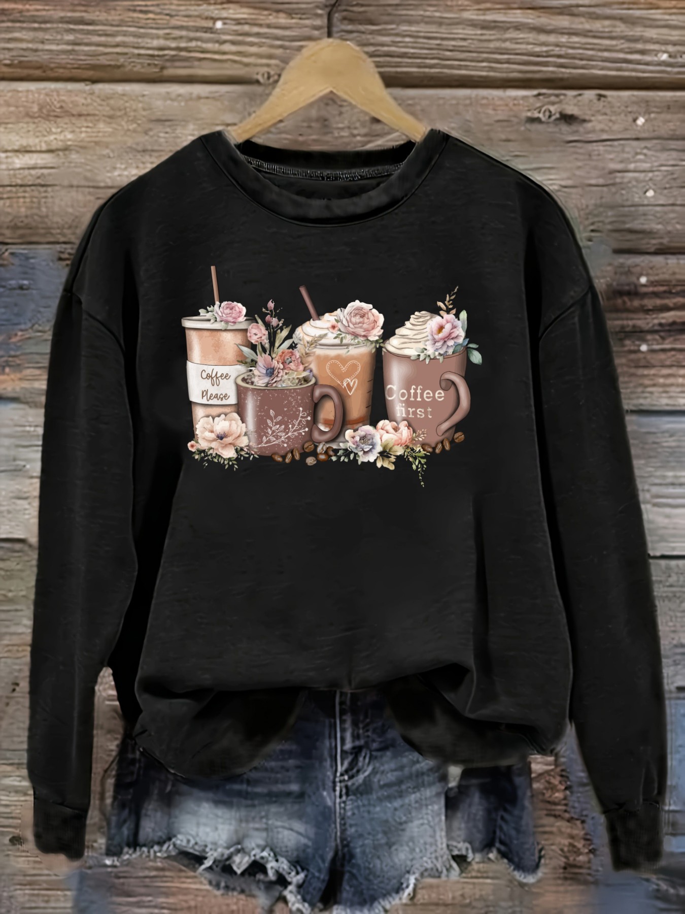 Coffee & Tea Phúc Long - Maglietta Casual da Donna a Maniche