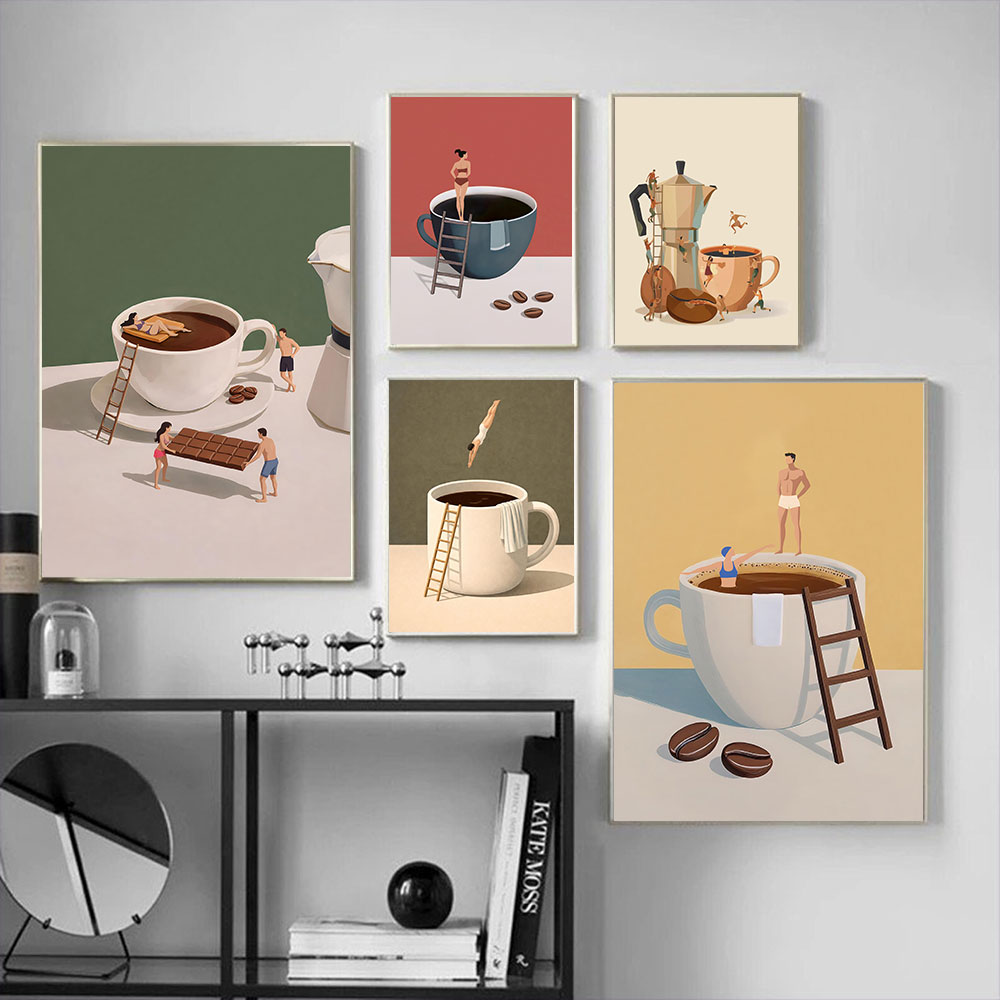 Coffee Tea Poster - 1 pezzo di poster senza cornice