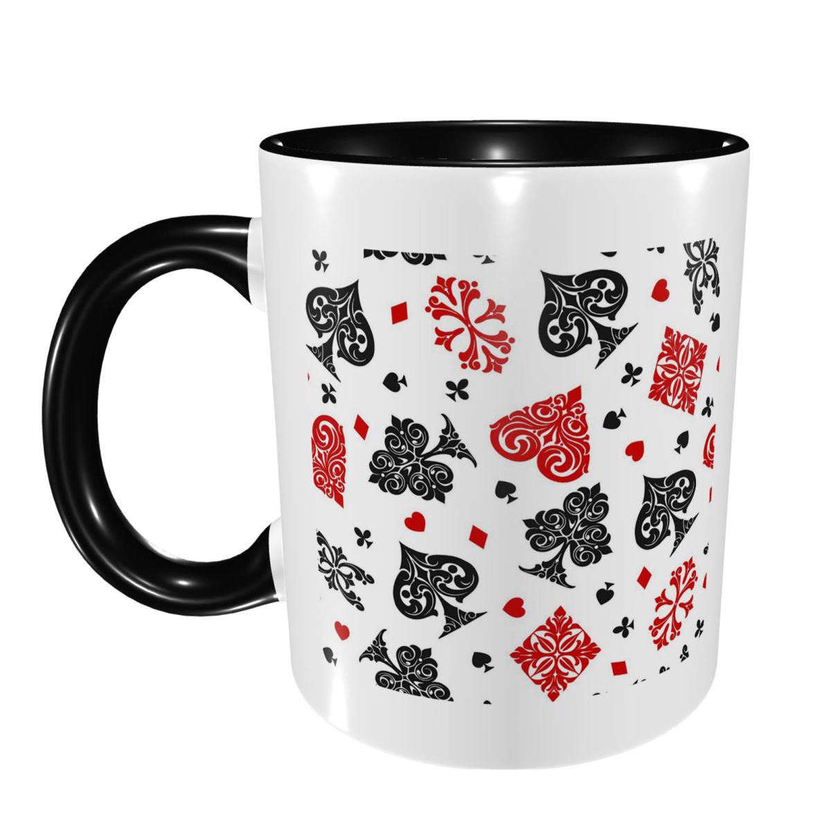 Coffee Tea Icon - Tazza con Icone di Carte da