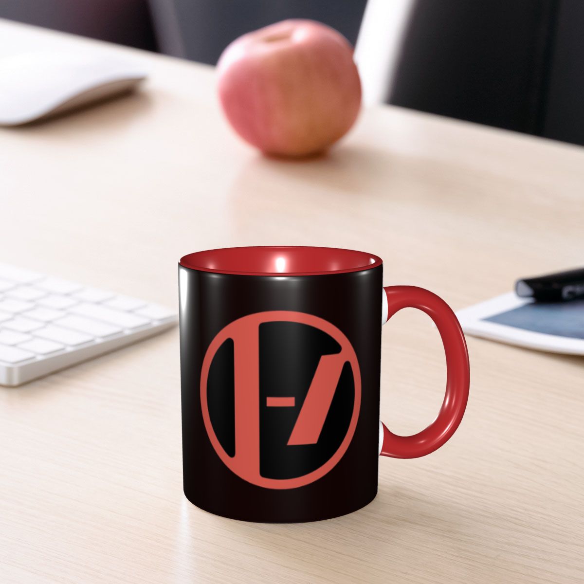 Coffee Tea Icon - Tazza con Logo a Cerchio dei