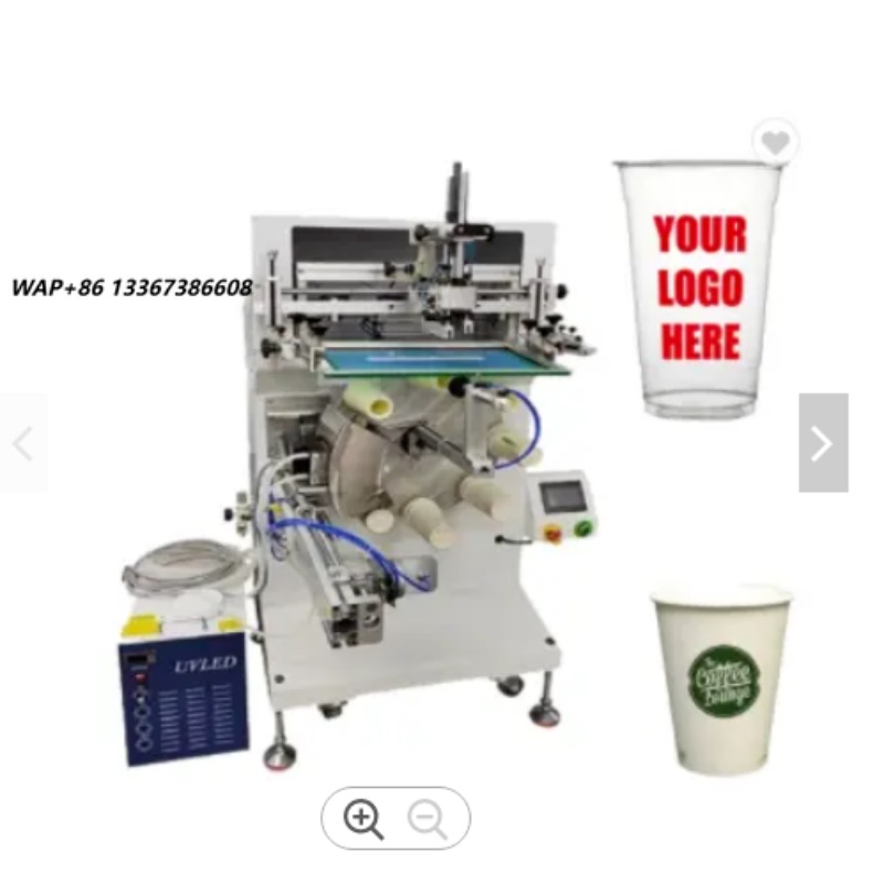 Coffee Tea Milk - Stampante serigrafica semi-automatica a 8 stazioni