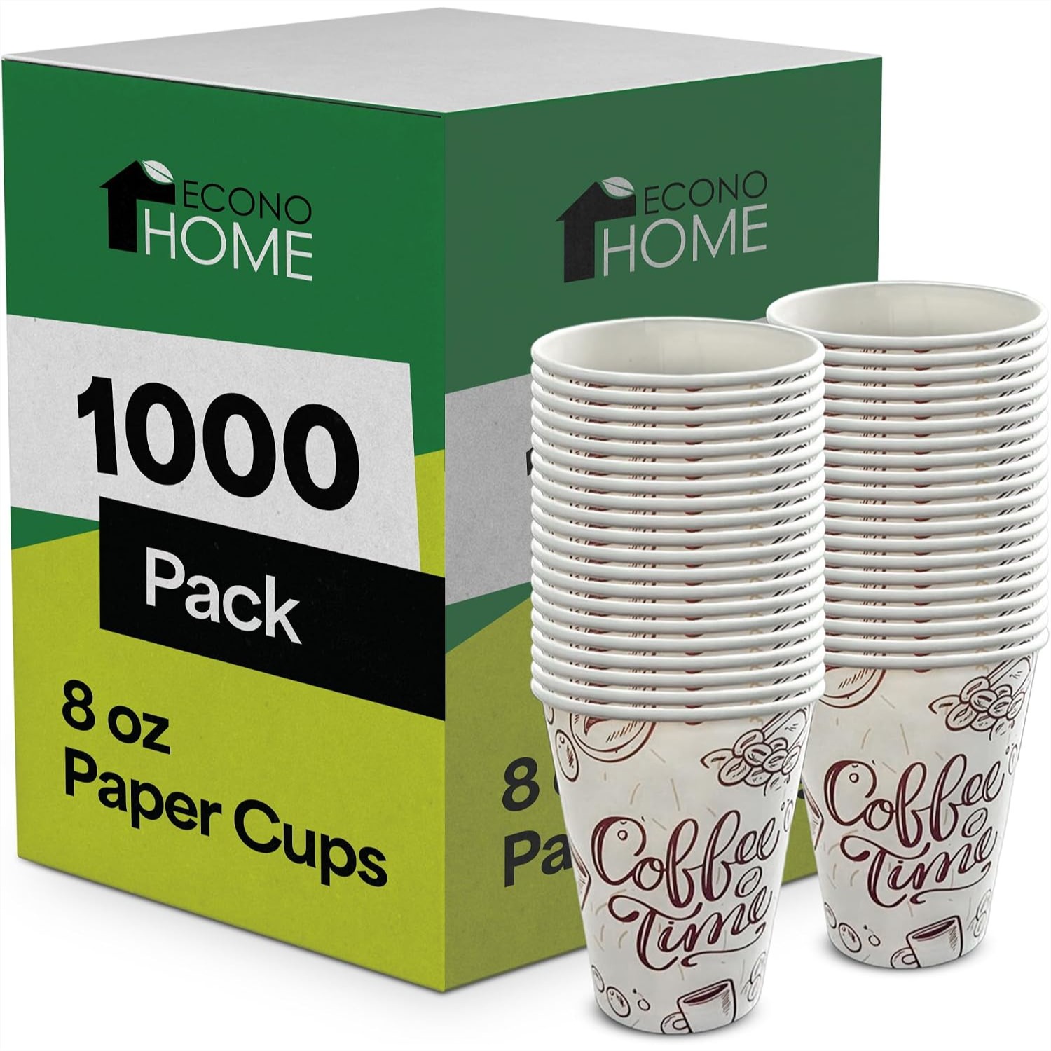Coffee Tea Images - Confezione da 1000 Bicchieri di Carta