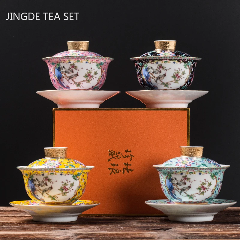 Jingdezhen Smalto Colore Ceram - Coffee Tea Set Up recensione e prezzo