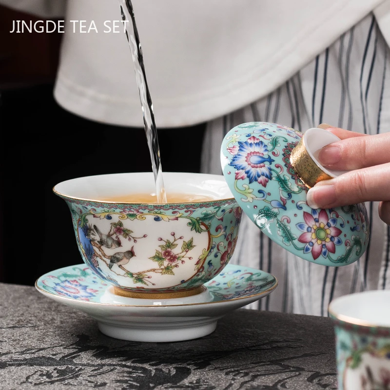 Jingdezhen Smalto Colore Ceram - Coffee Tea Set Up recensione e prezzo