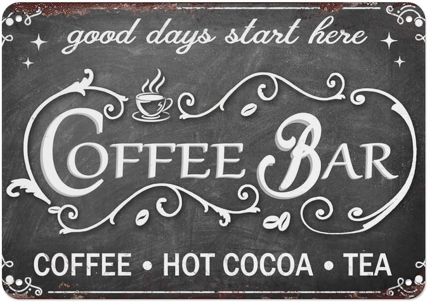 Insegna Vintage per Caffetteri - Coffee Tea And Cocoa recensione e prezzo
