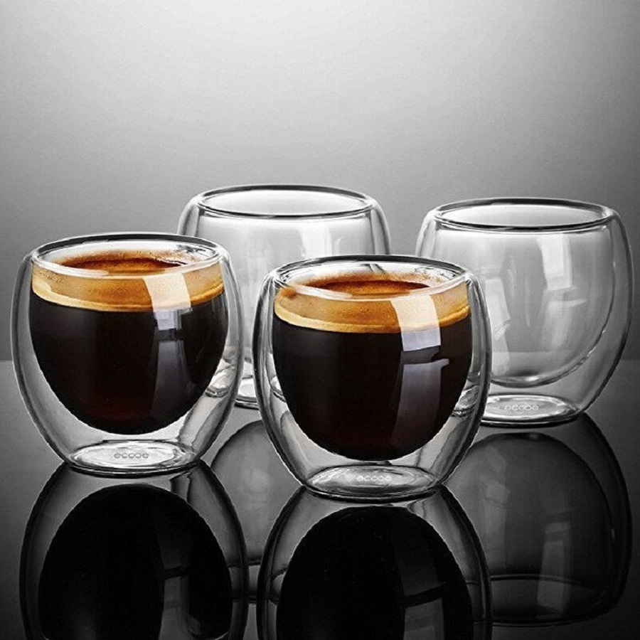 Tazze da caffè in vetro a dopp - Coffee Tea Set Up recensione e prezzo