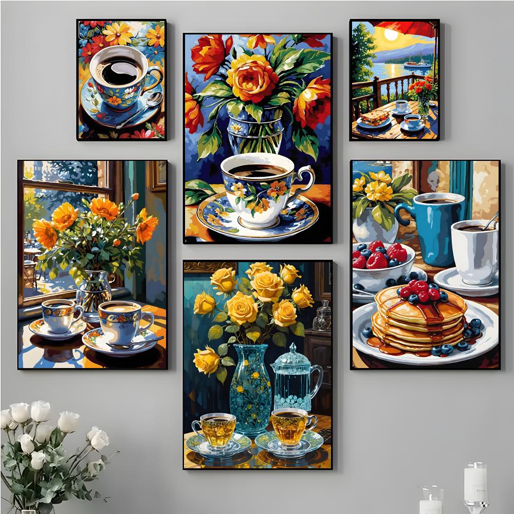 Poster con tazza di caffè per  - Coffee Tea Poster recensione e prezzo