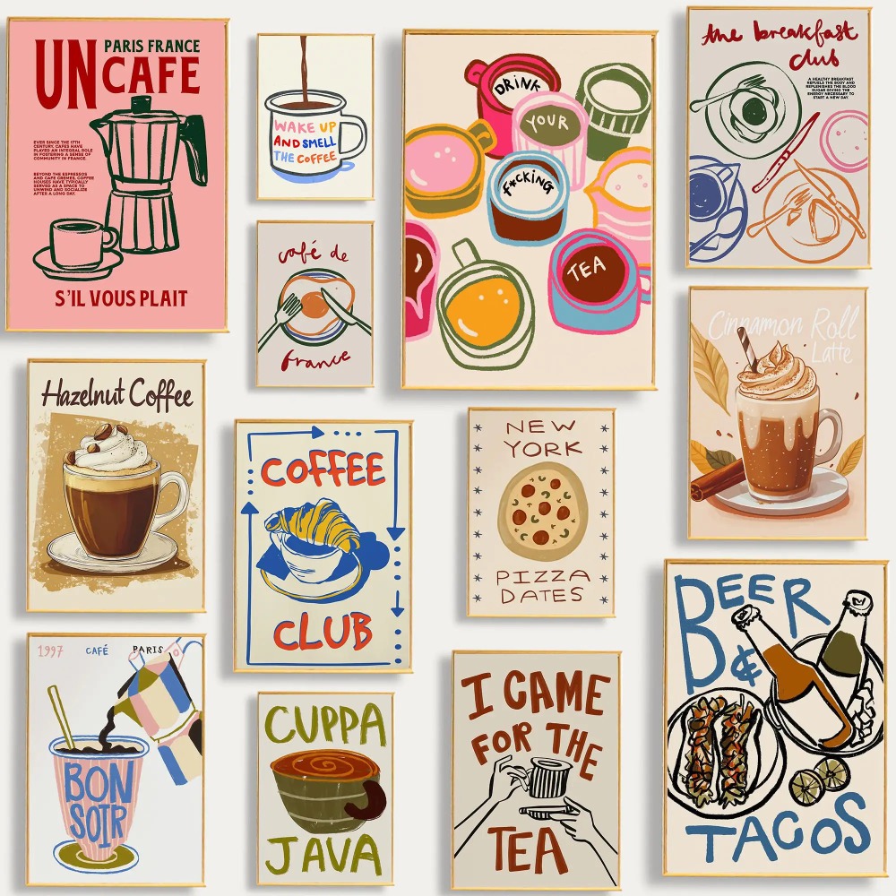 Caffetteria Tè pomeridiano Cro - Coffee Tea Poster recensione e prezzo