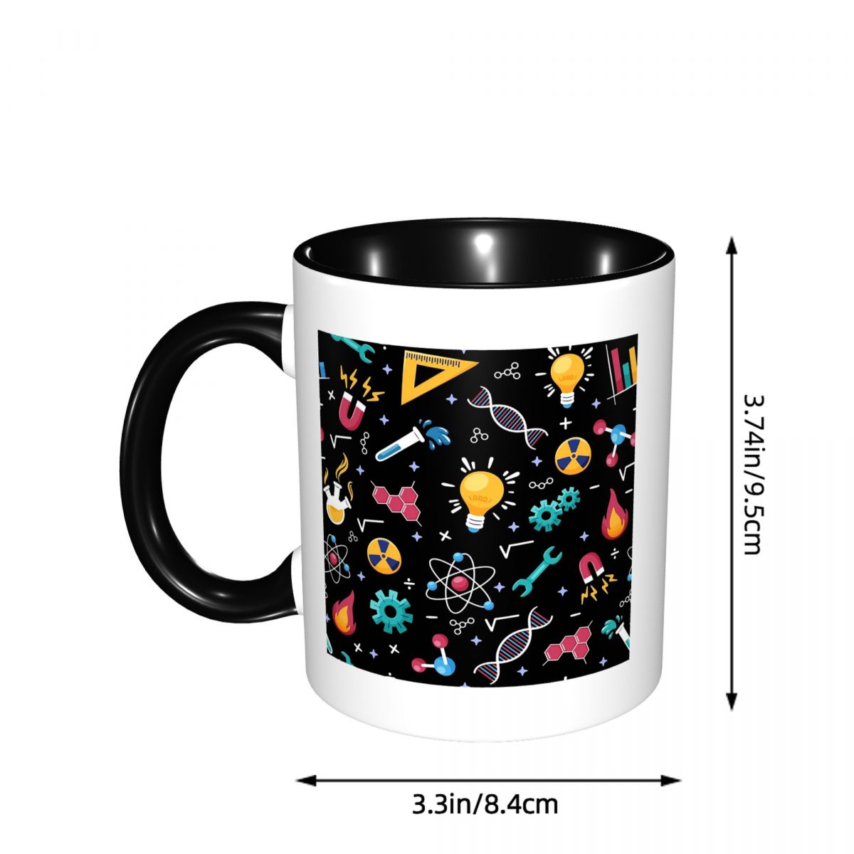 Tazza in Ceramica con Motivi S - Coffee Tea Icon recensione e prezzo