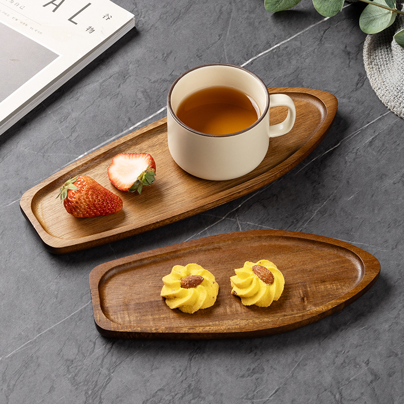 1 Pezzo Vassoio da Tè in Legno - Coffee Tea Images recensione e prezzo