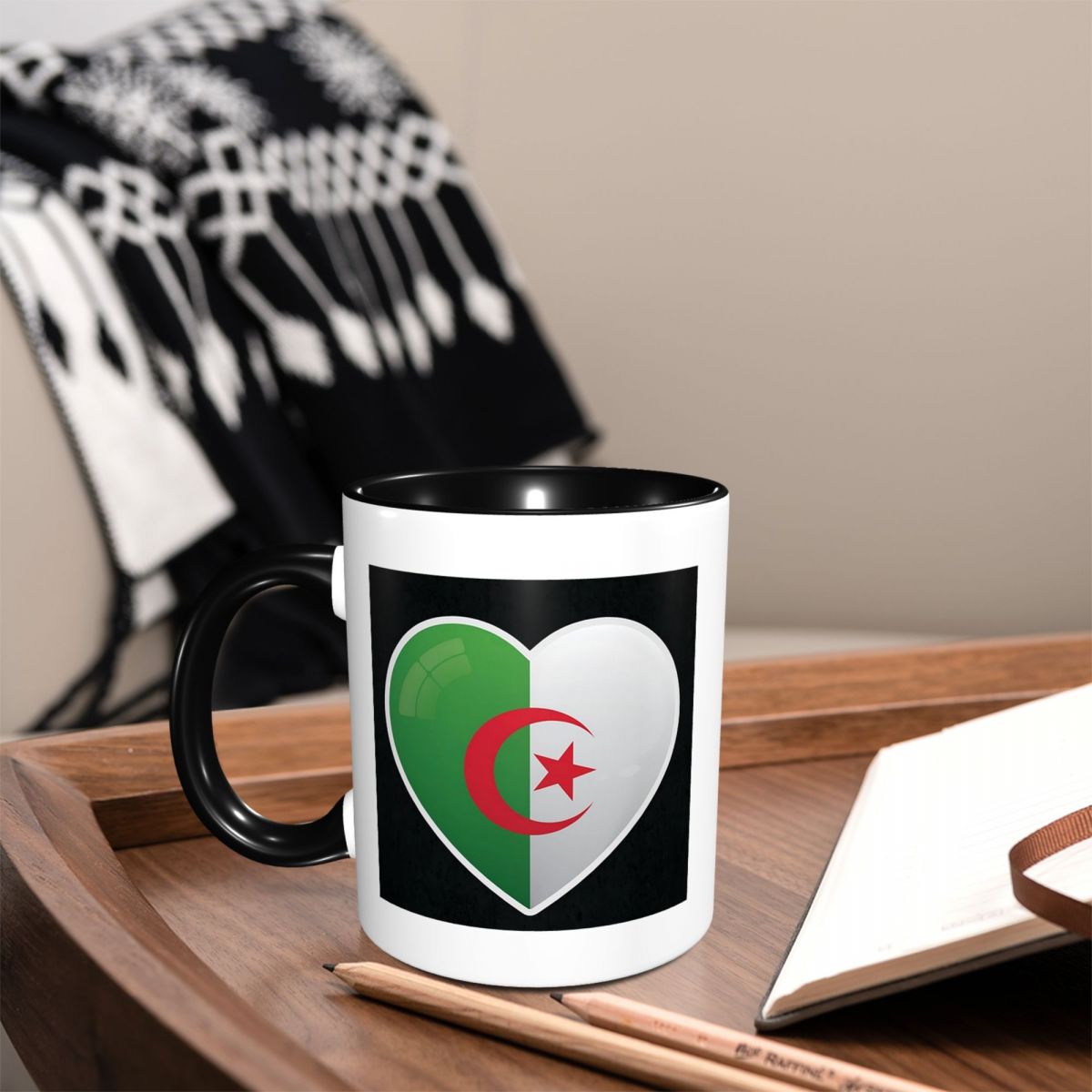 Tazza con Bandiera Algerina, S - Coffee Tea Icon recensione e prezzo