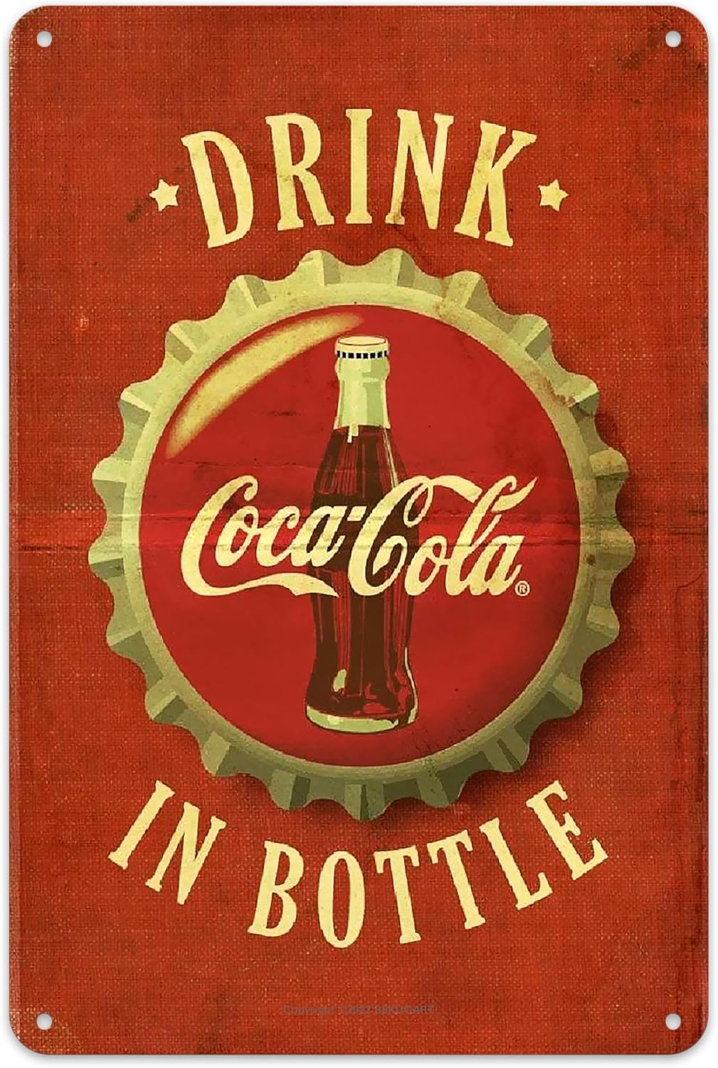 Vintage Coca Metal Wall Art -  - Coffee Tea Poster recensione e prezzo