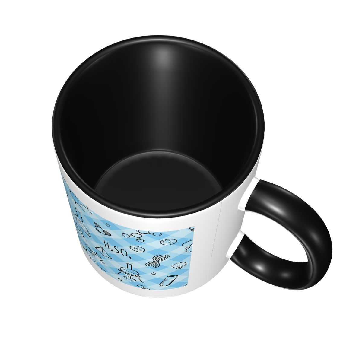 Science Icons Plaid Pattern A  - Coffee Tea Icon recensione e prezzo